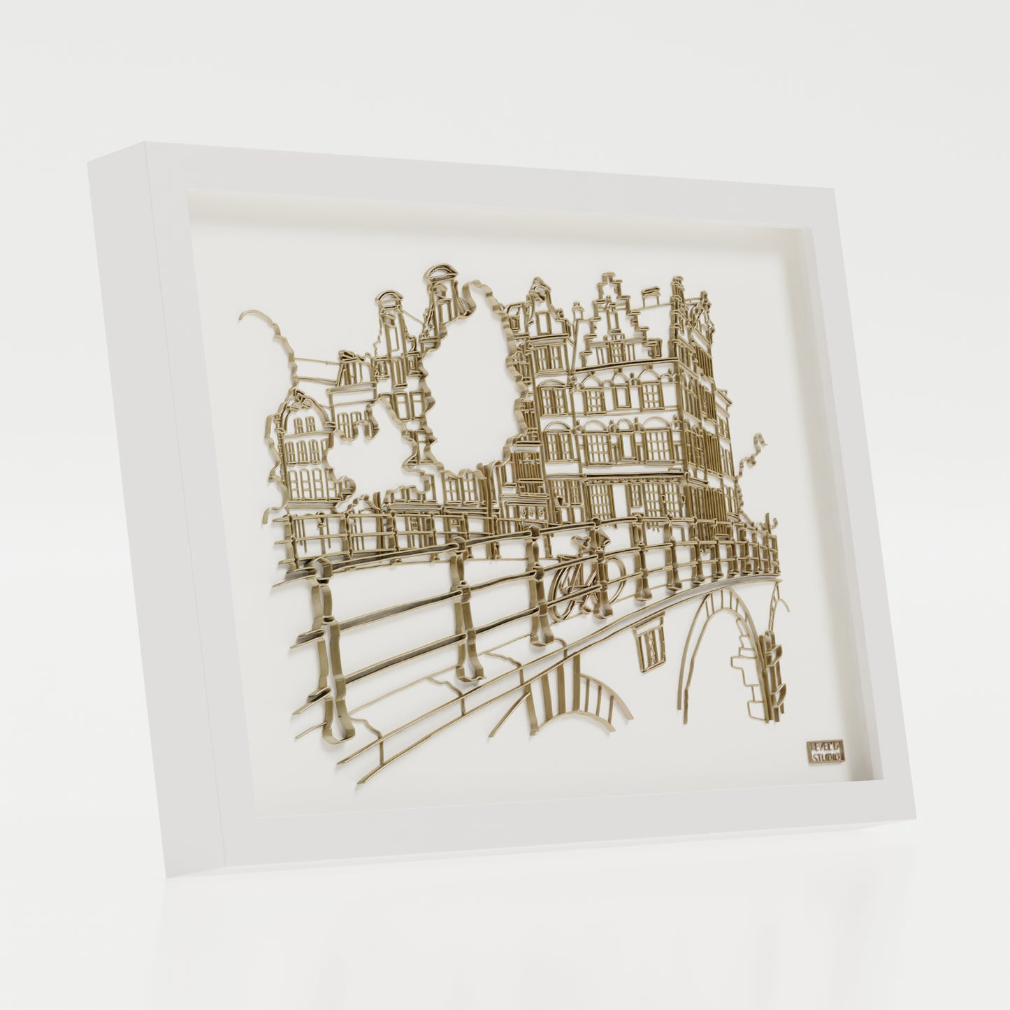 Brouwersgracht-Prinsengracht - Amsterdam – Fotolijst