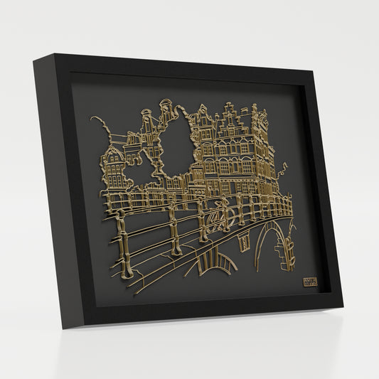 Brouwersgracht-Prinsengracht - Amsterdam – Fotolijst