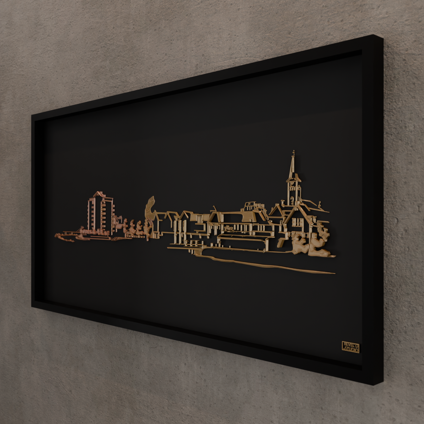 Vecht skyline – Hardenberg – Fotolijst