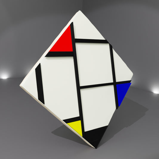 Mondriaan – Diagonaal – Tegel – Oude Meesters