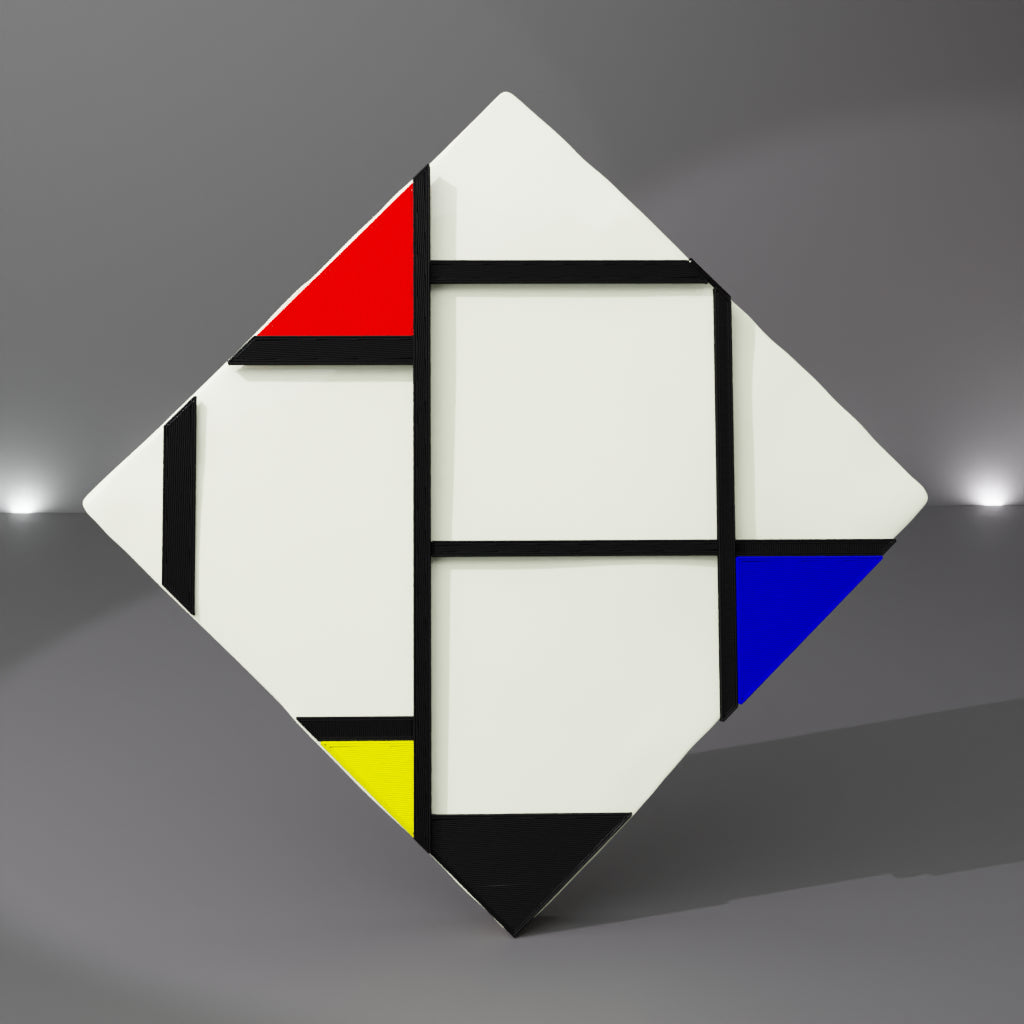 Mondriaan – Diagonaal – Tegel – Oude Meesters