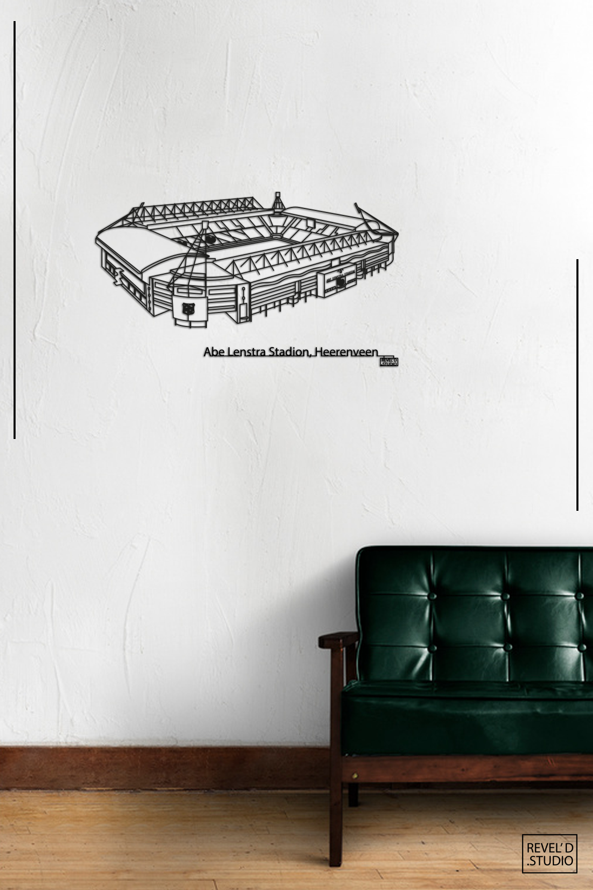 Abe Lenstra Stadion - Heerenveen (NL - Eredivisie) (3D print)