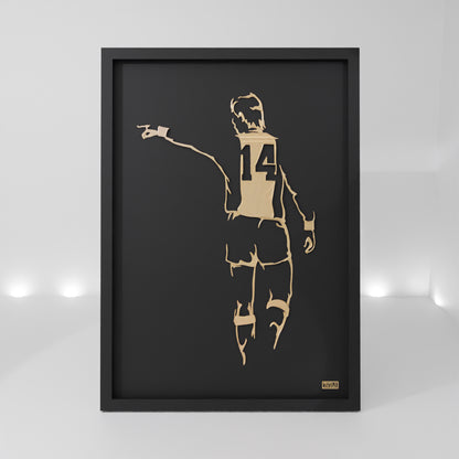 Johan Cruijff #14 – Fotolijst